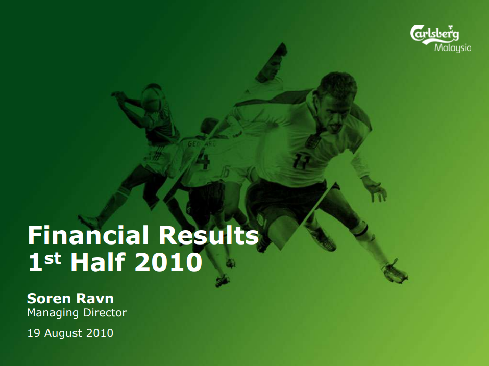 1st Half Results 2010 Analyst Briefing